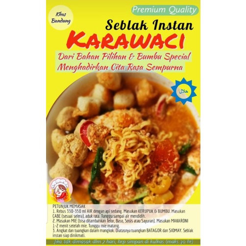 

SEBLAK INSTAN KARAWACI