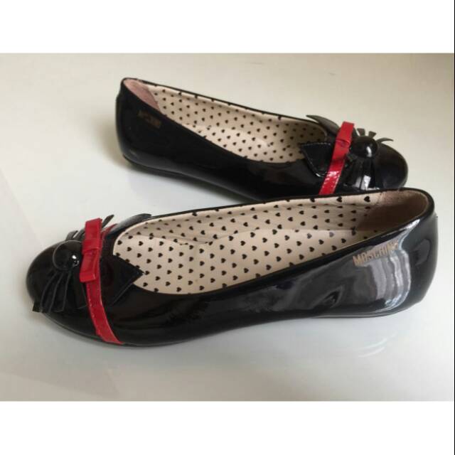 Preloved Branded Shoes Moschino Black