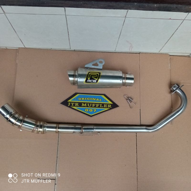 knalpot RCB jupiter mx 135 mx king 150