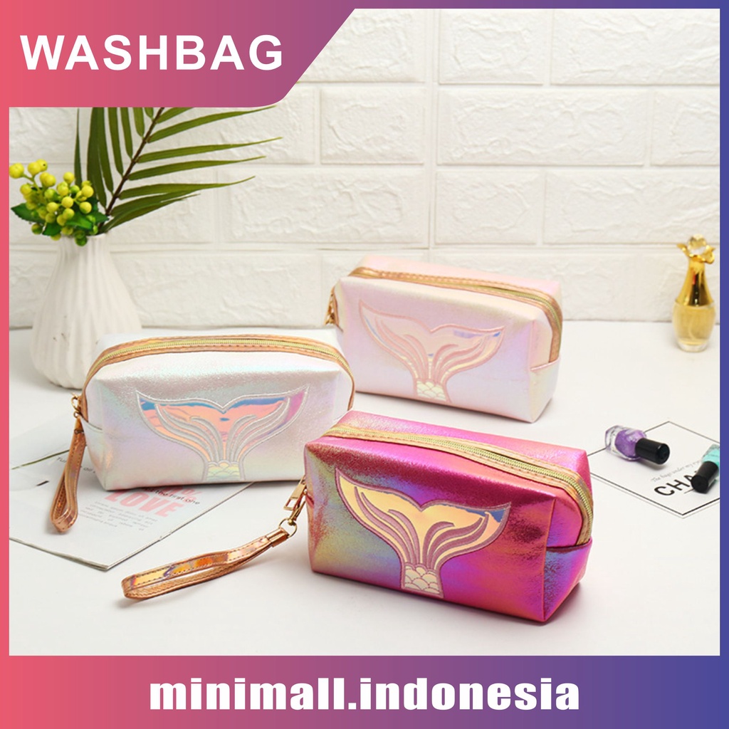 TS08 Washbag Tas Kosmetik Waterproof Anti Air - Travel Bag - Tas Kosmetik - Pouch kosmetik - Washbag