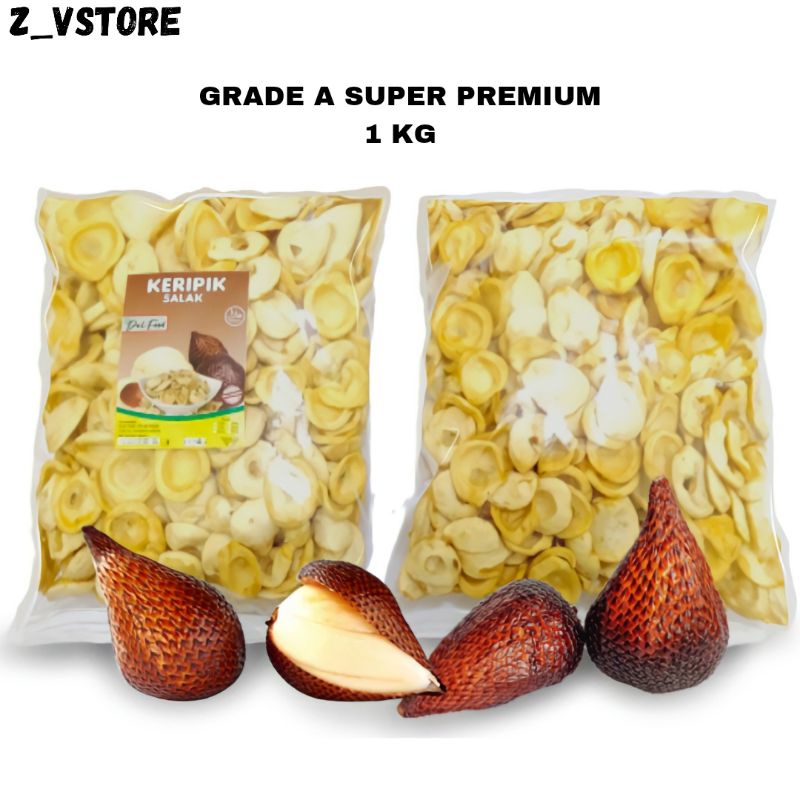 

Keripik Salak Apel Pisang Nangka Grade A Super Premium Export Quality