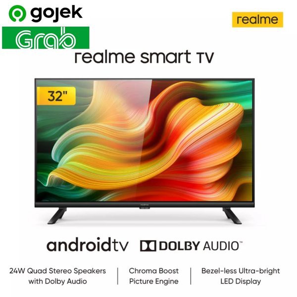 Miliki realme Smart LED TV 32 inch Android Terjangkau