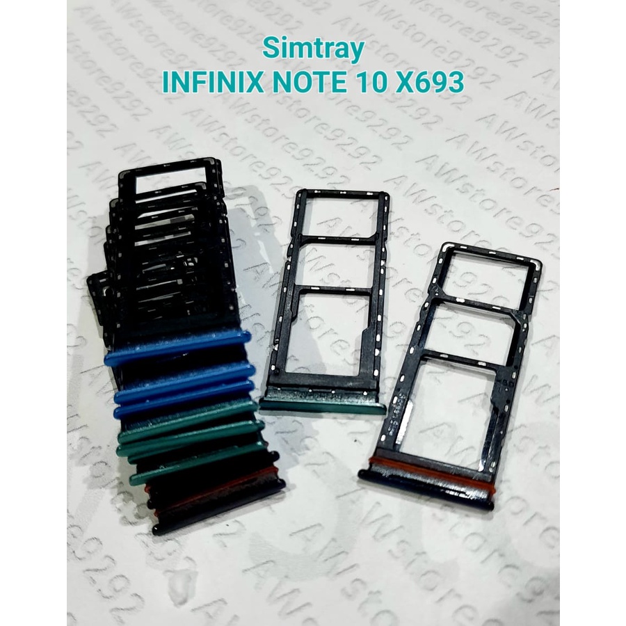 Slot Tempat Dudukan Kartu Simcard Sim Card Lock Simtray Sim Tray INFINIX NOTE 10 X693