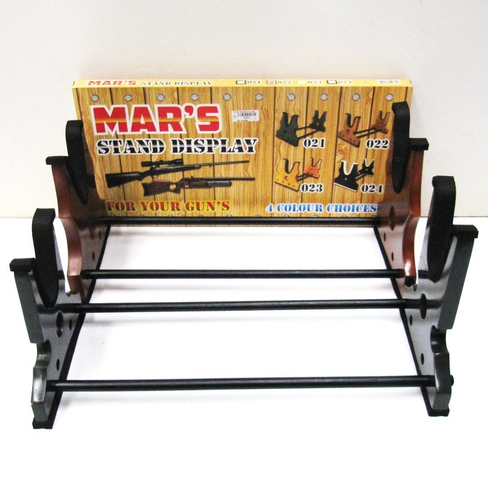 Stand display kayu
