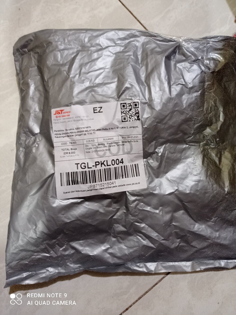 Maura Couple - Sania Ruffle Batik Couple Ori Ndoro Jowi Garansi Termurah