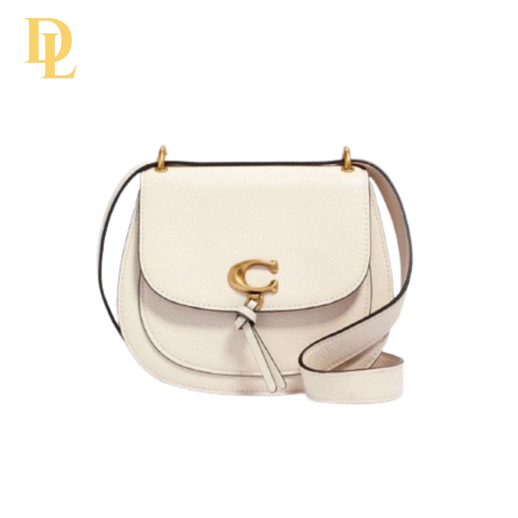 Coach Colorblock Remi Saddle Bag In Rose Multi (C1328)