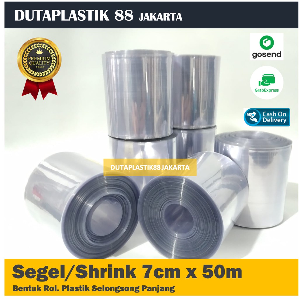 

PLASTIK SHRINK / PLASTIK SEGEL 7cm x 50m