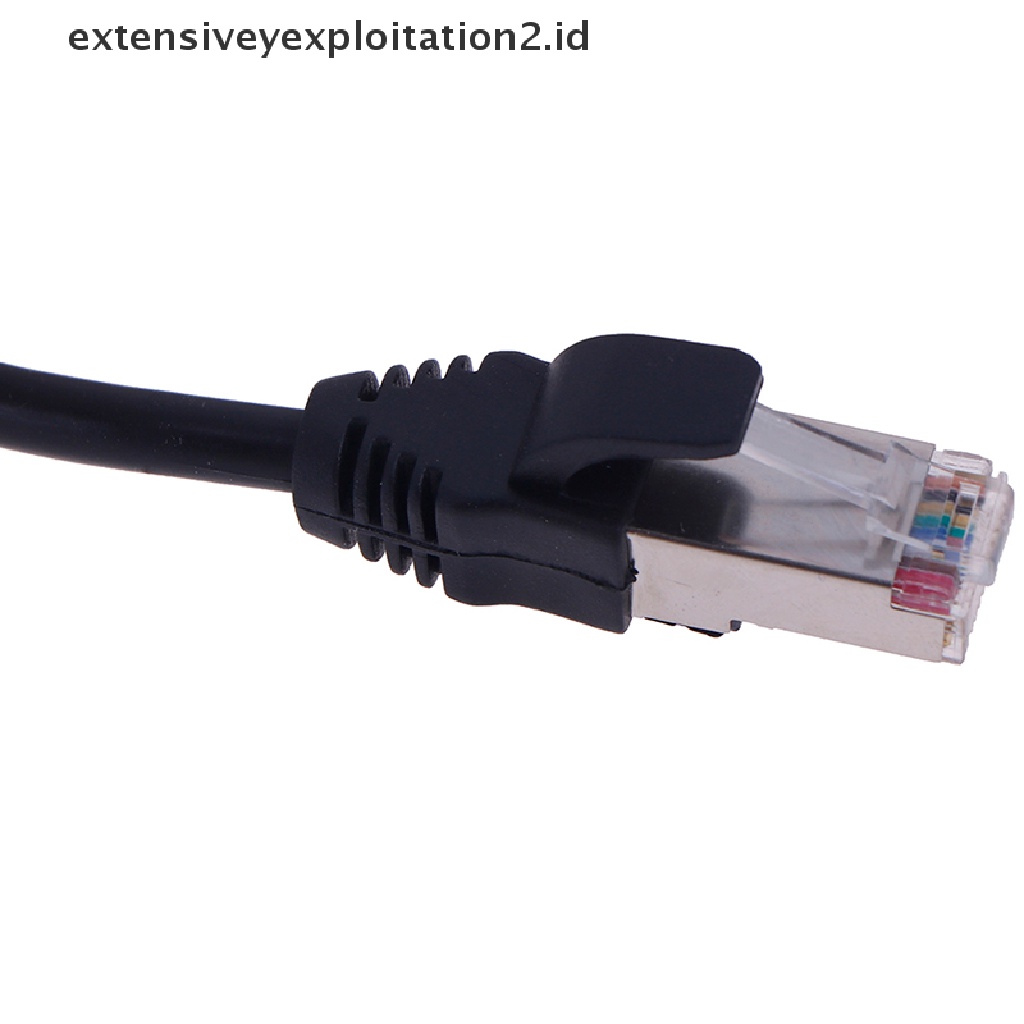 (Hotter) 1pc Rj45 Male To Female Jaringan Lan Extension Cable Cord Kawat