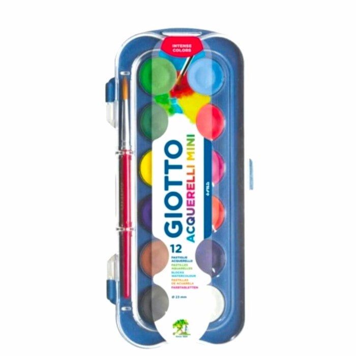 

Cat Air 12 Warna Mini GIOTTO ACQUERELLI Water Colour