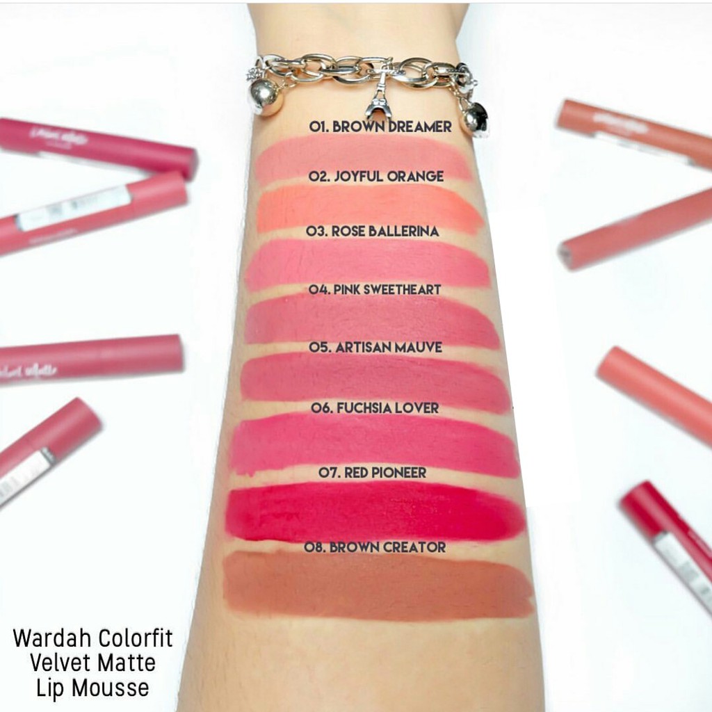 WARDAH Colorfit Velvet Matte Lip Mousse