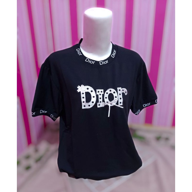 KAOS XL WANITA LD 110 PRETTY CUTE LENGAN KERUT