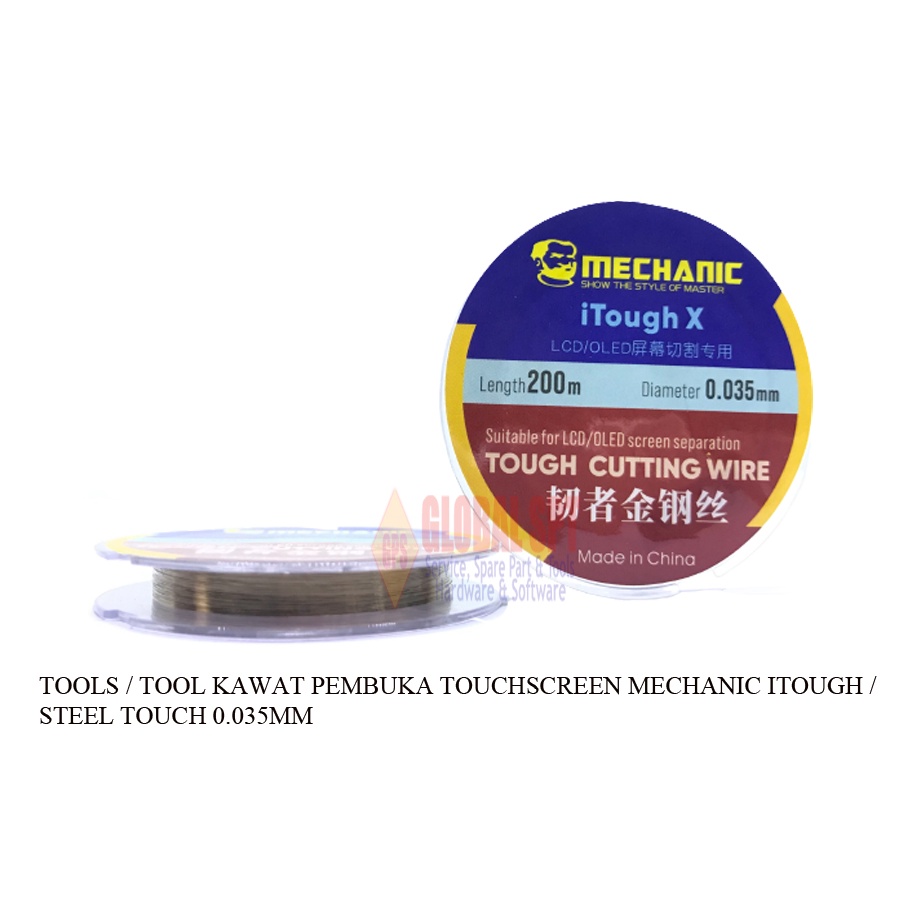 TOOLS / TOOL KAWAT PEMBUKA / PEMISAH 0.035MM TOUCHSCREEN MECHANIC ITOUGH / STEEL TOUCH