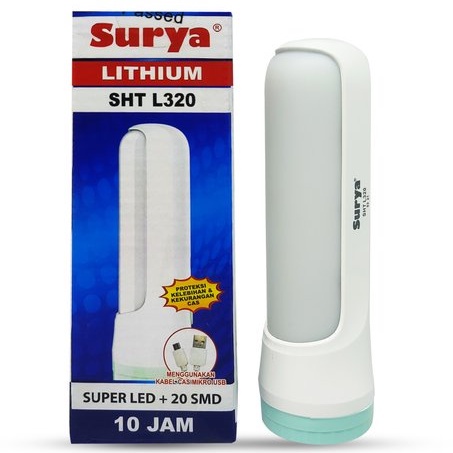 Surya SHT L320 Senter LED Super Terang / Lampu Emergency 2 in 1