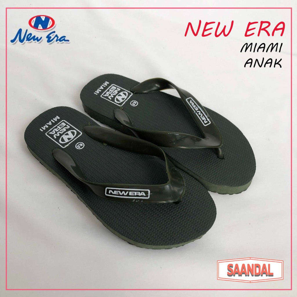 Sandal Jepit Anak New Era Miami TG Tanggung (bisa eceran)