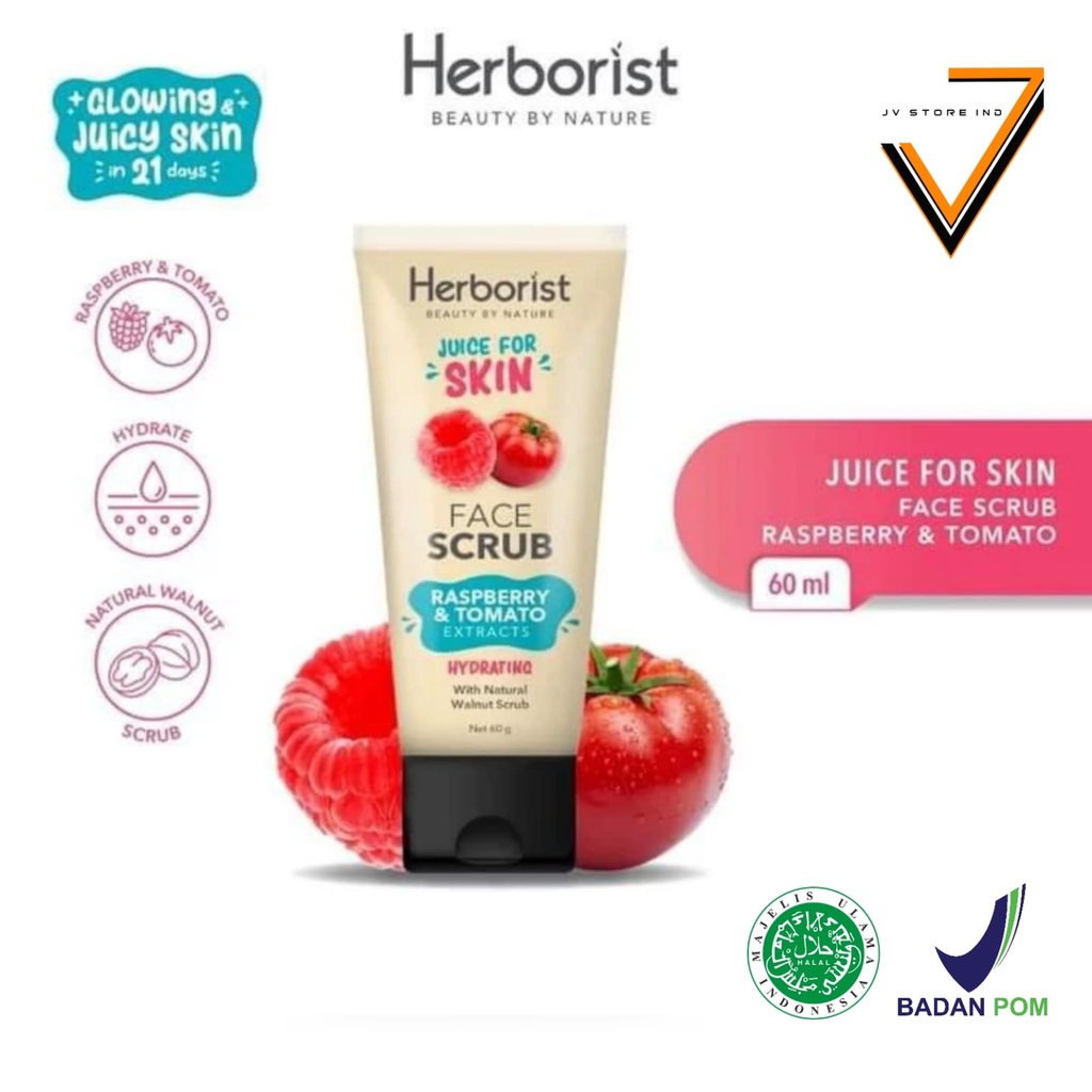 Herborist Juice FACE SCRUB Hydrating,Shooting,Refreshing