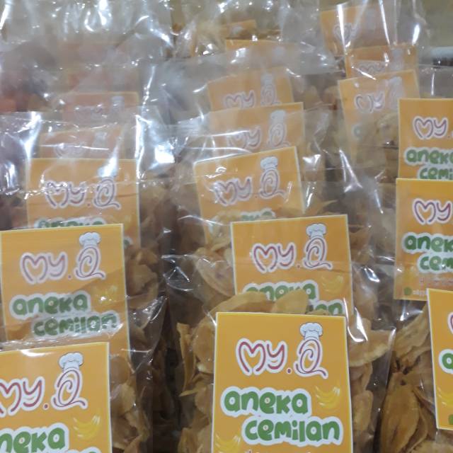 

Kripik pisang renyah "My Q".. rasa original (asin) 250gr