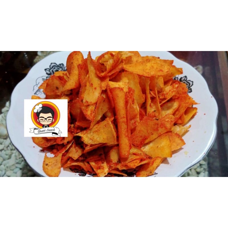 

Kripik Keripik Pedas 250gr