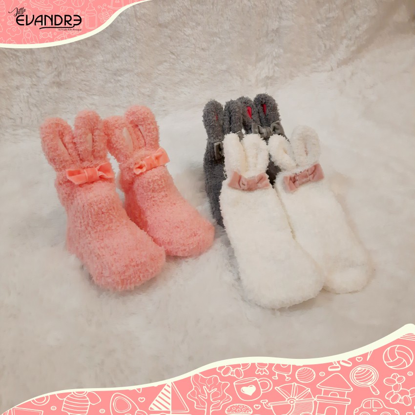 Kaos Kaki Bayi Kelinci / kaos kaki bayi perempuan / kaos kaki bulu bayi