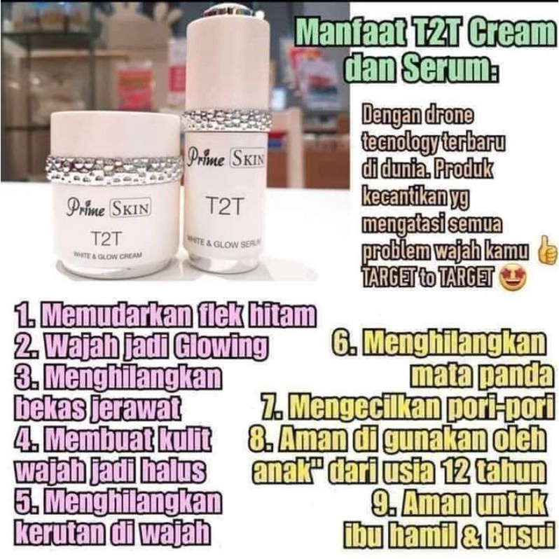 T2t cream dan t2t serum HWI