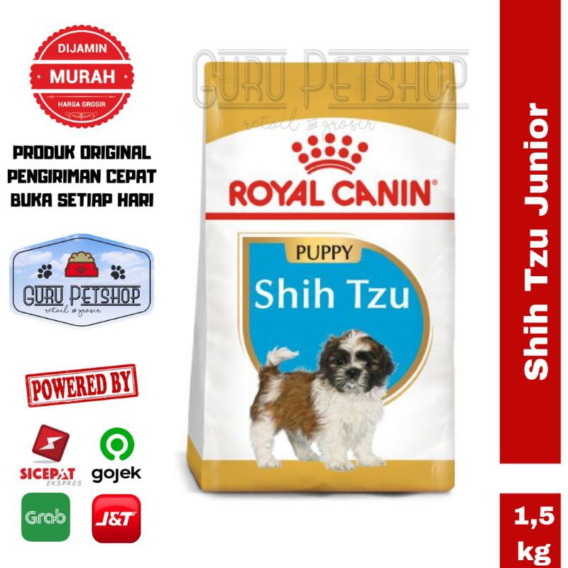 Royal Canin Shih Tzu Junior 1,5kg Freshpack / Makanan Anak Shihtzu / Royal Canin Shihtzu Puppy 1,5kg