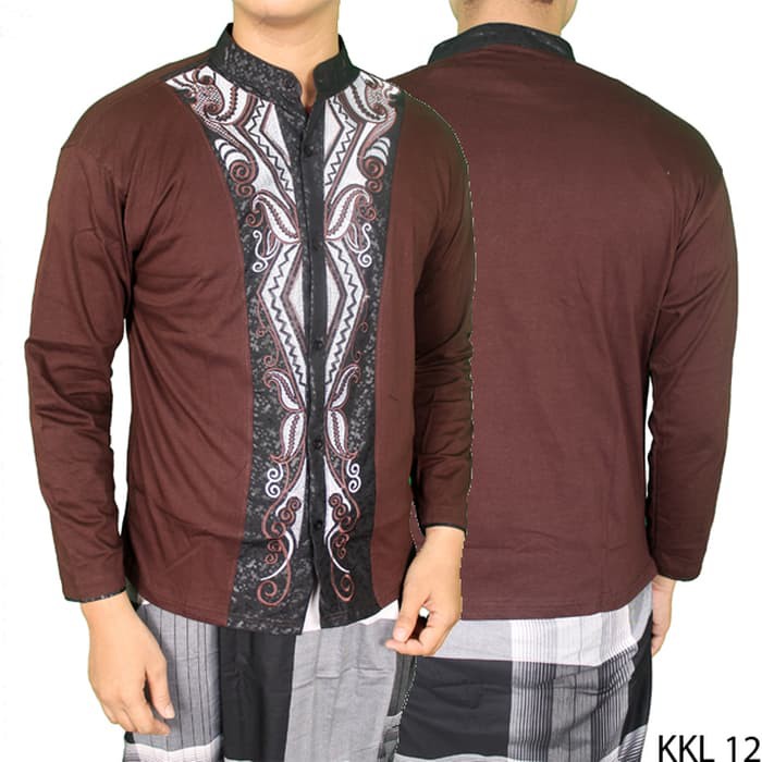 ff-2 Baju koko Kurta Pakistan Murah Syar'i Pria Remaja Dewasa Lengan 3/4 by Imfaiz . Baju Keme 71TOP