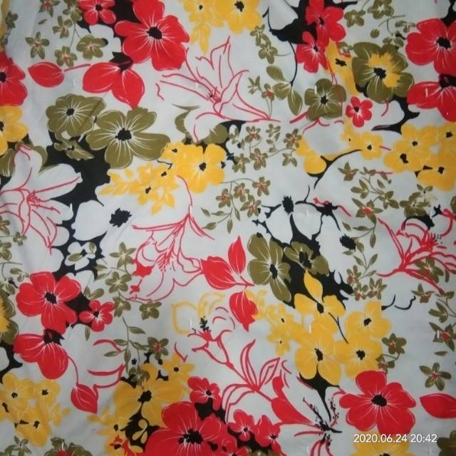 Kain kasur katun meteran motif