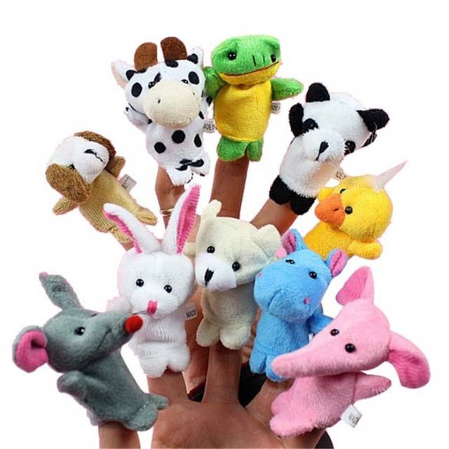 ANIMAL FINGER PUPPET / BONEKA JARI ANIMAL 5 BONEKA