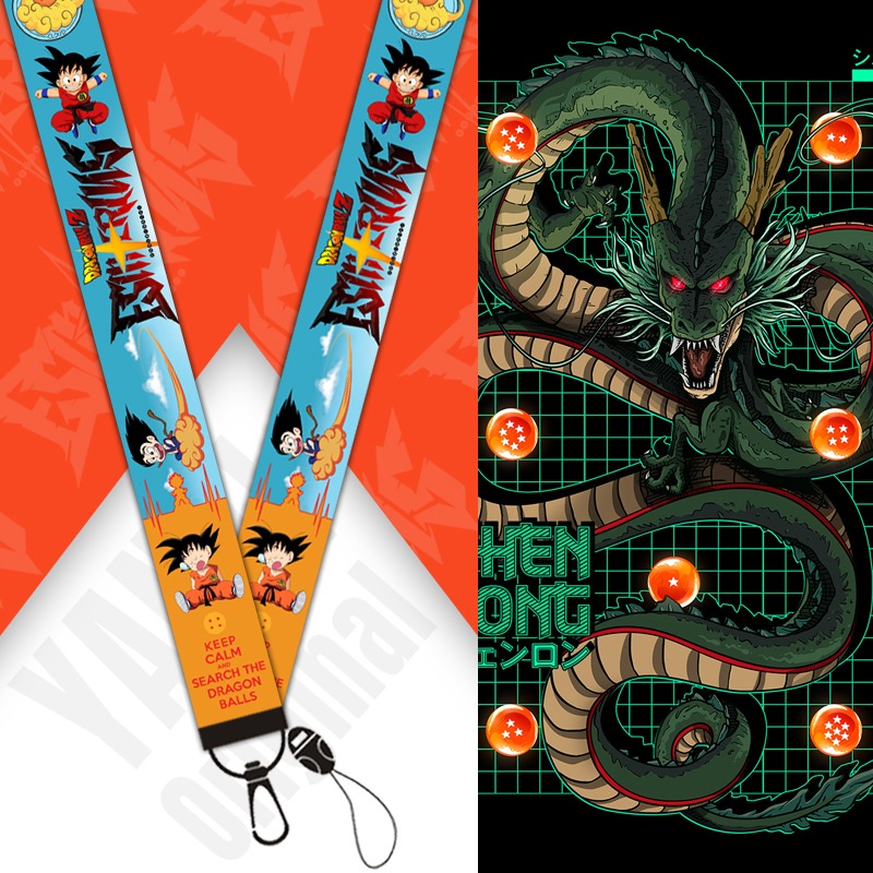 Tali lanyard Panjang Motif Dragon Ball Untuk Handphone