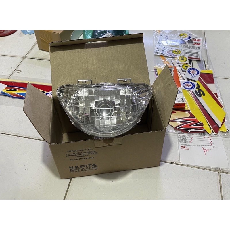 REFLEKTOR HEADLAMP LAMPU DEPAN MOTOR SATRIA HIU MALAYSIA