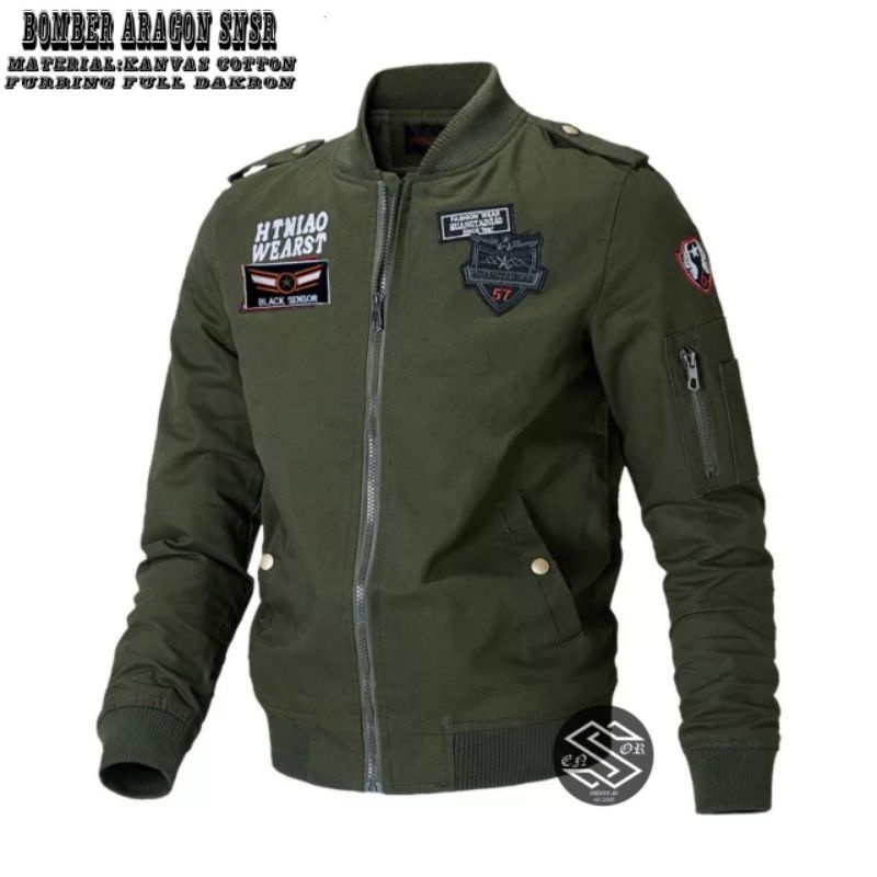 jaket bomber pria / jaket pria style aragon premium