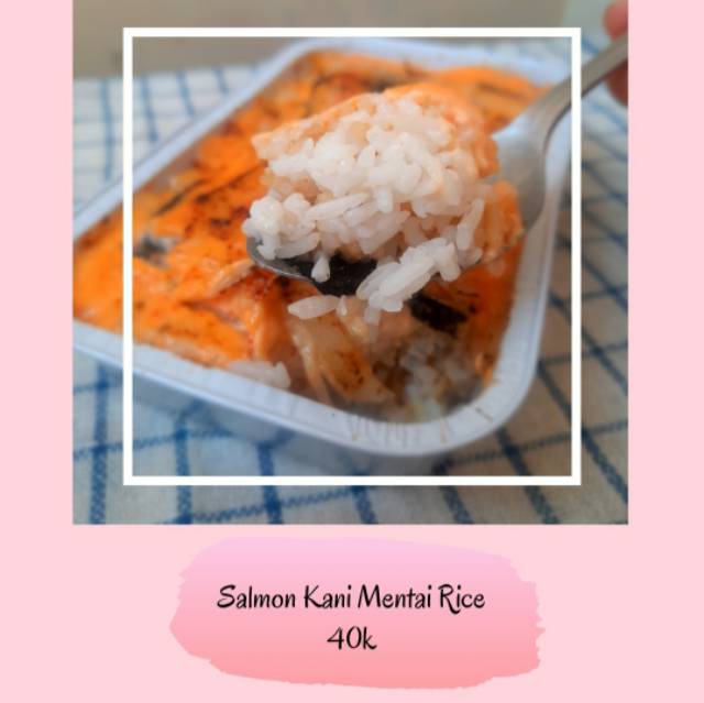 

SALMON KANI MENTAI RICE