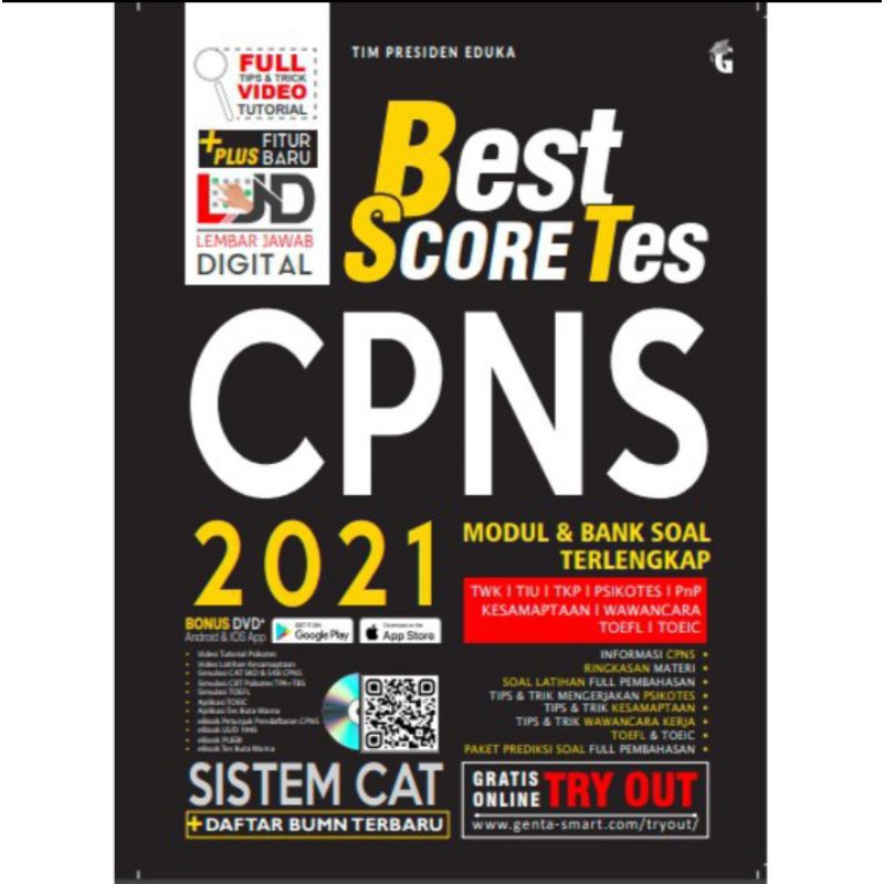 Best Score Tes CPNS 2021 FREE CD