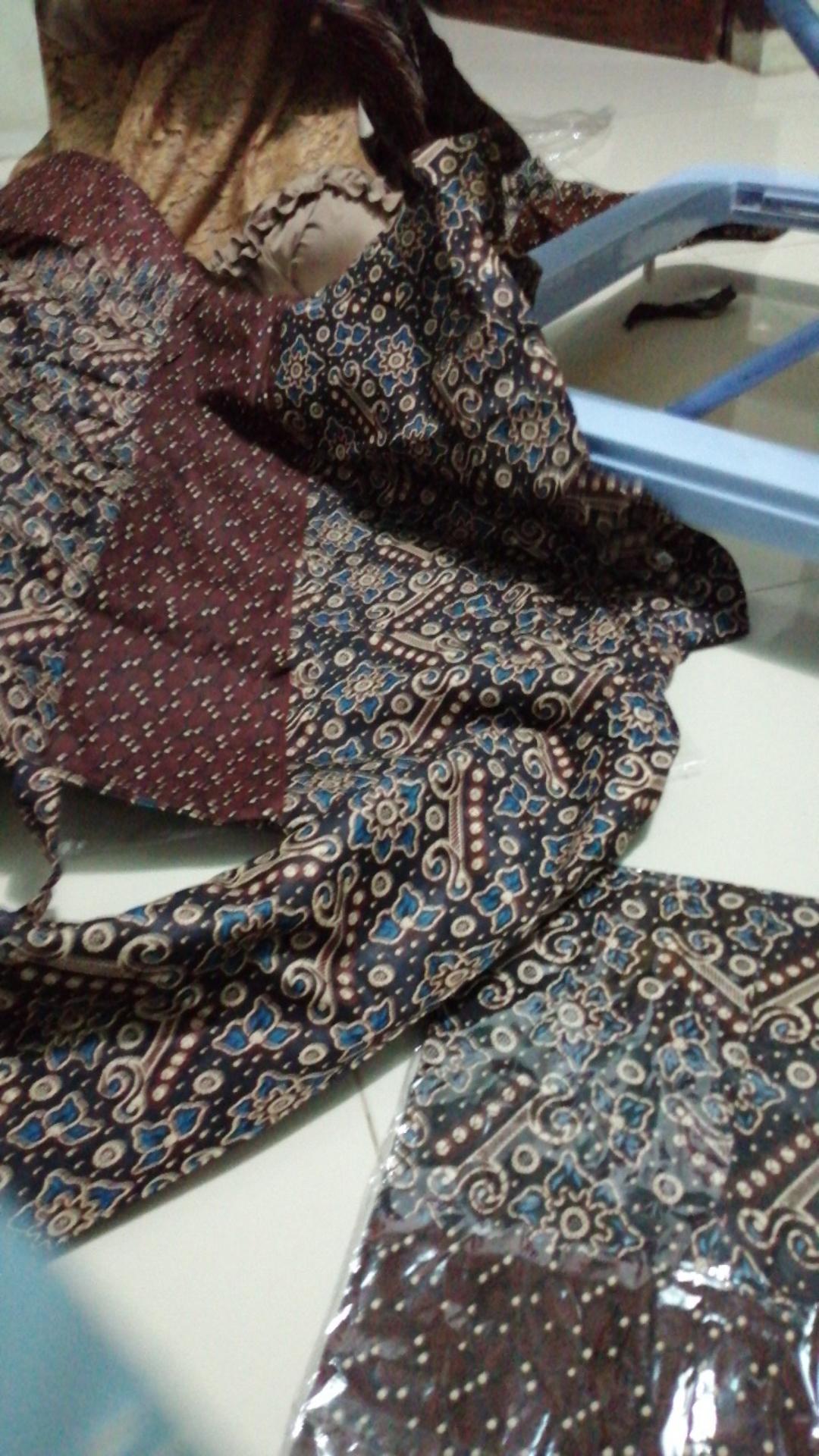 Maura Couple-sania Ruffle Batik Couple Ori Ndoro Jowi Garansi Termurah Shopee Motif Mataram