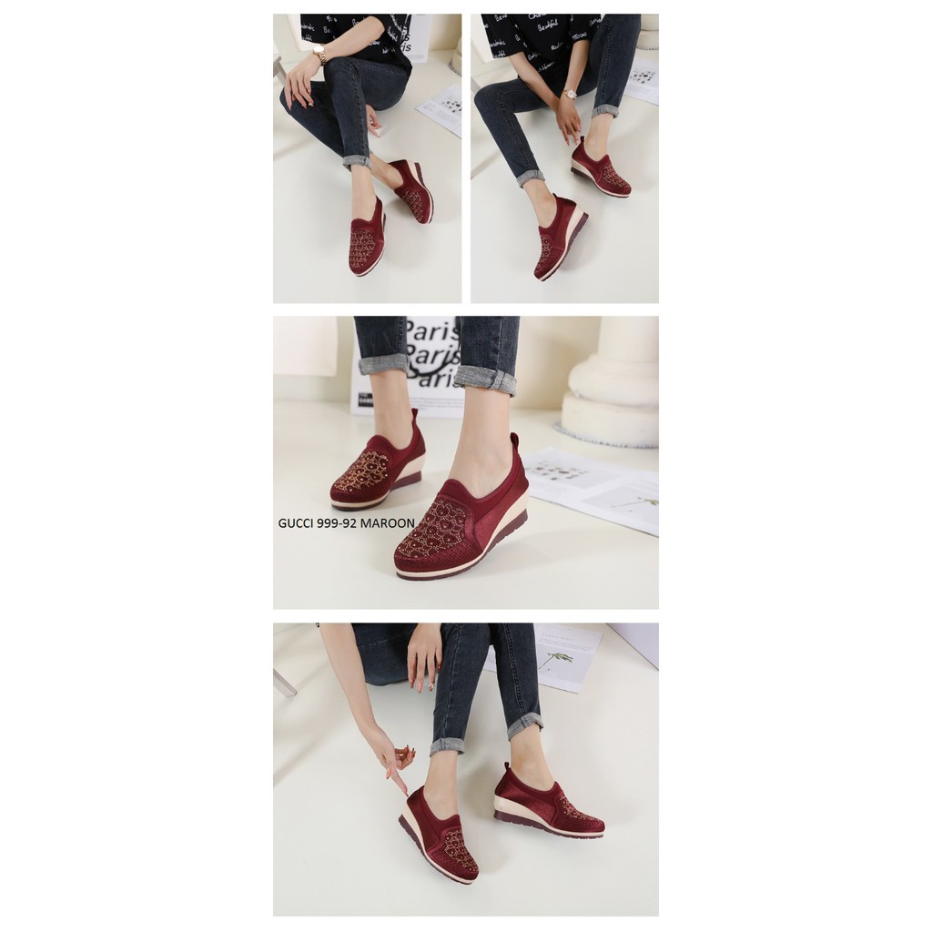 SEPATU WANITA WEDGES SHOES 999-92