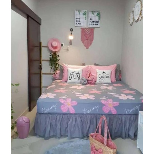 Bed Skirt-Elastic Bed Skirt /Penutup Kolong Ranjang ::..