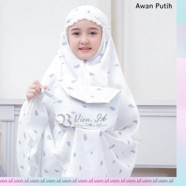 Sangat Nyaman.. vien.id - Mukena Anak Tanggung umur 8 9 10 11 12 tahun Katun Rayon / Mukena anak 2in