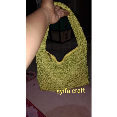 Syifa Craft Handle bag rajut