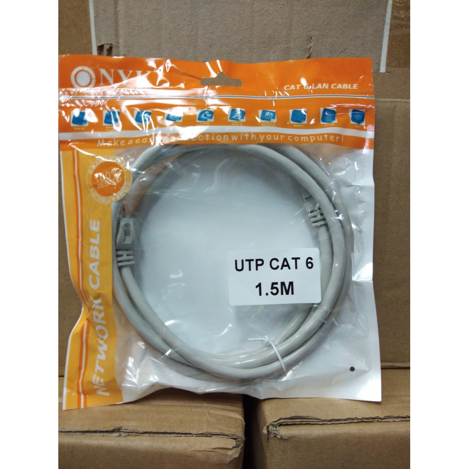 Nyk Kabel LAN Cat6 1,5Meter/Kabel UTP 1,5Meter Cat6