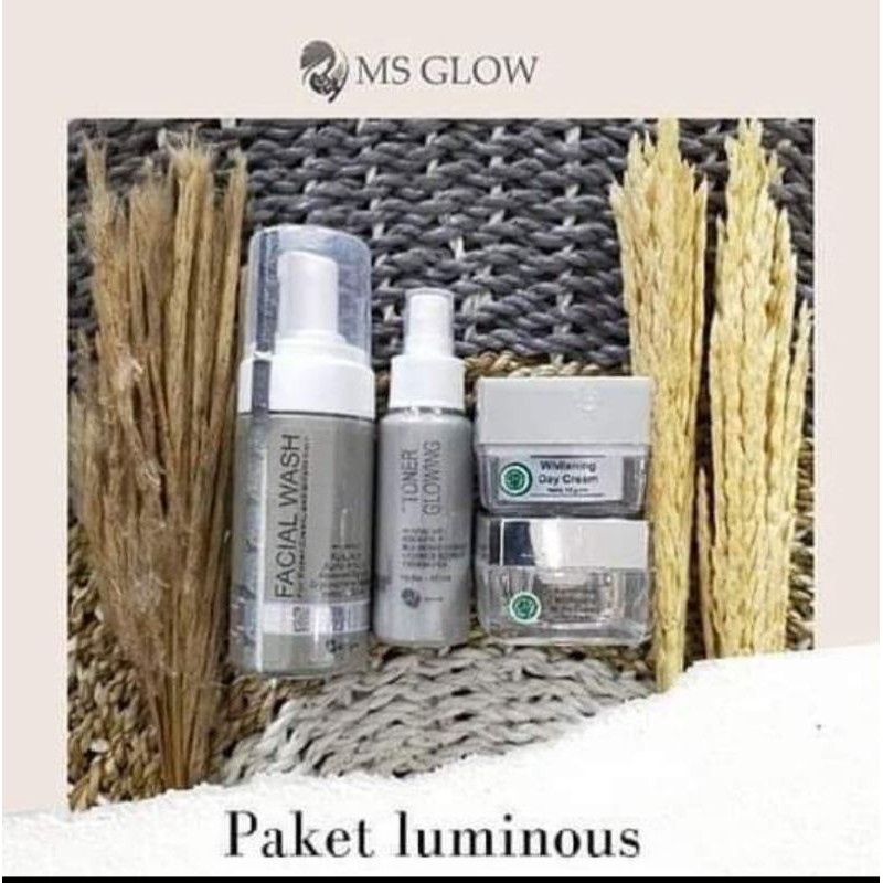 PAKET MS GLOW ORIGINAL SKINCARE PARA ARTIS 275rb/paket