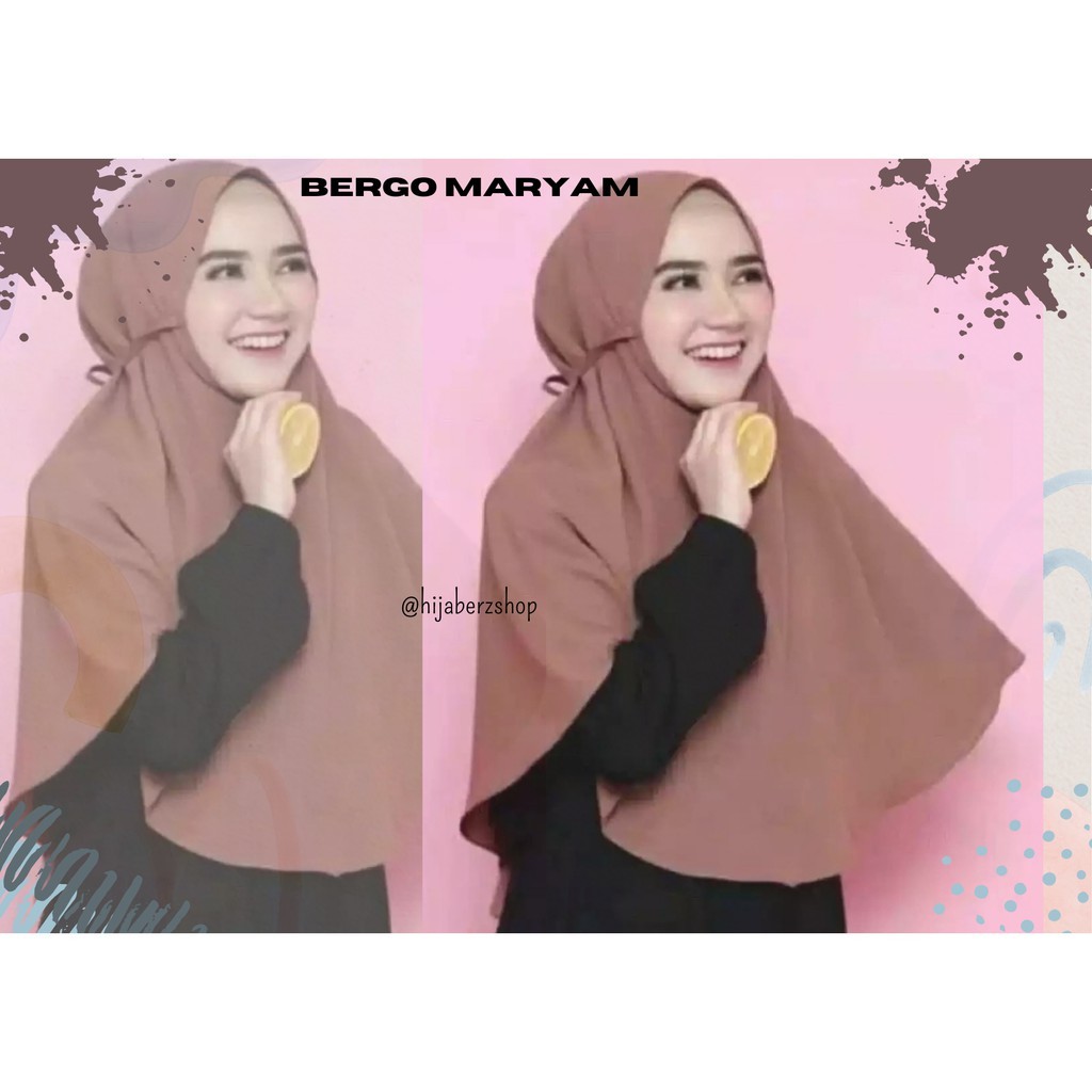 Bergo Maryam L / Bergo Maryam Diamond / Bergo jumbo