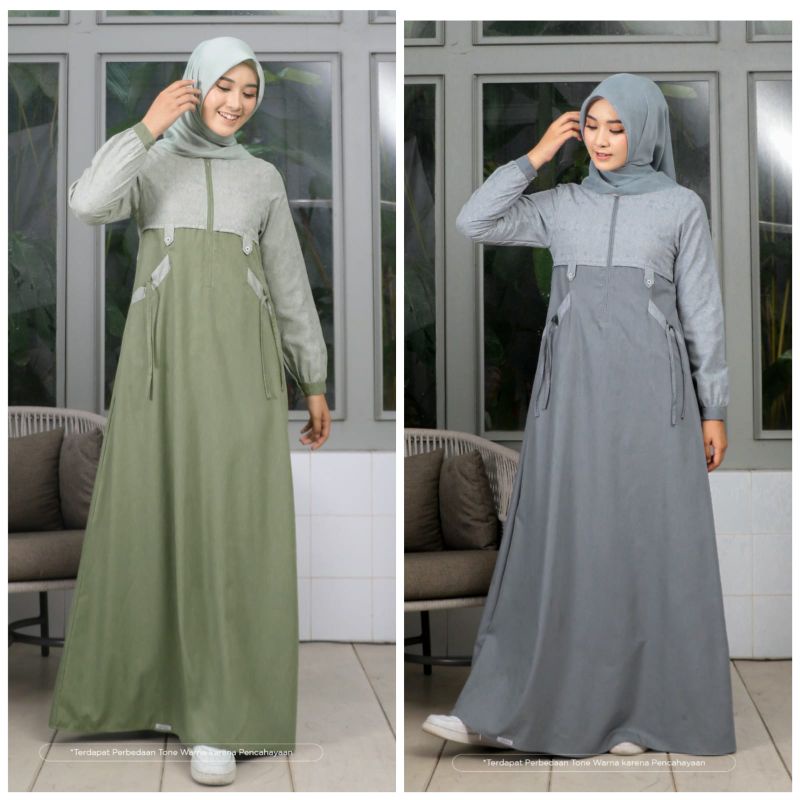 ETHICA// GAMIS ETHICA AYUMI 328 AYUMI328 GREY DAN GREEN ORIGINAL