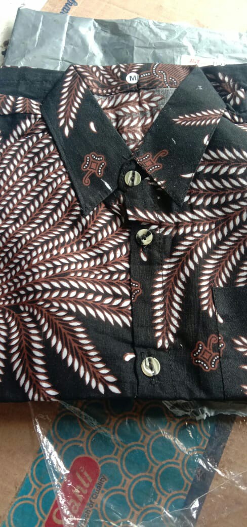 Sarimbit Couple Batik Kemeja Pendek Dan Blus