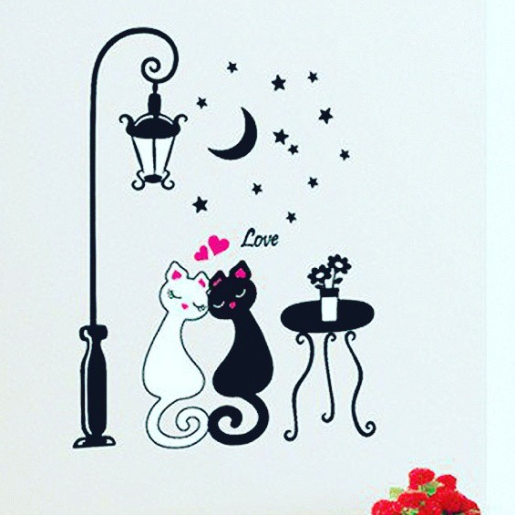 Wallsticker / Sticker / Stiker Dinding Anak Cat Love