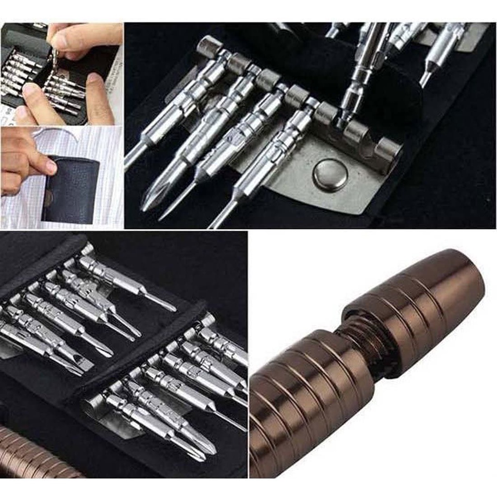 OBENG SET TROX SCREW 25IN1 REPARASI HP HANDPHONE IPHONE LAPTOP GADGET