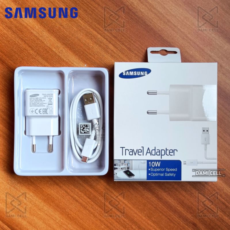 Charger Samsung Galaxy Original 100% Output 5V/2A Micro USB 10W