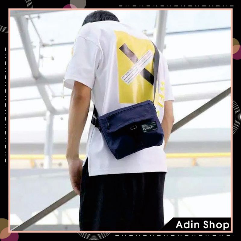 Tas Selempang Daniel Unisex Pria/Wanita Tas Slempang Simple Cowok/Cewek Daniel