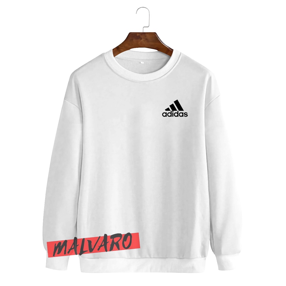 MALVARO-Sweater Crewneck / Crewneck Pria Wanita / Sweater Motif AD