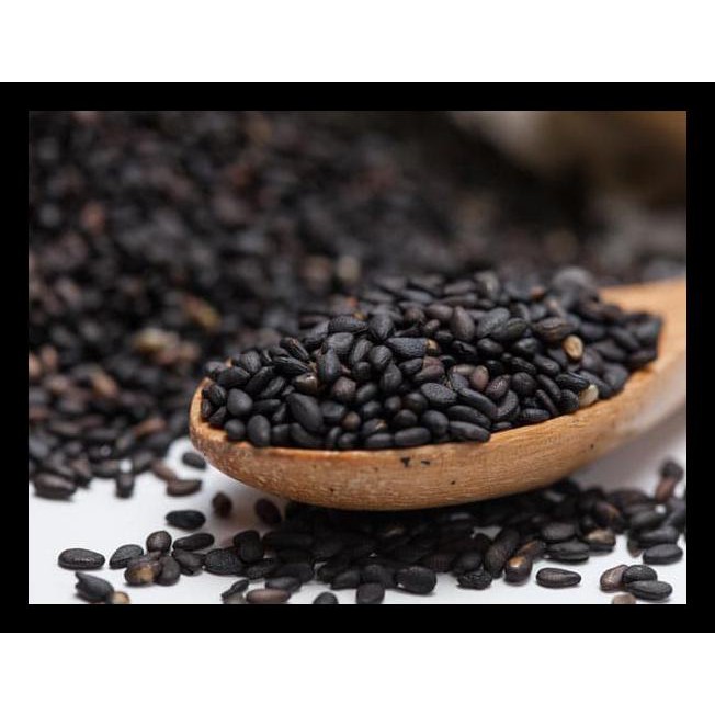 

Black Sesame Seeds 1Kg (Biji Wijen Hitam / Seed 1 Kg / 1000 Gram) Special