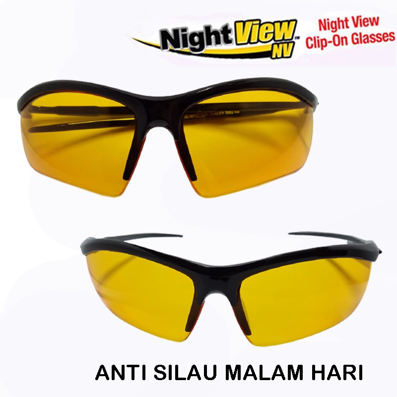 Termurah Kacamata HD Vision Wrap Arounds Anti Silau dan Radiasi Untuk Siang dan Malam Kacamata Fashion Pria Wanita