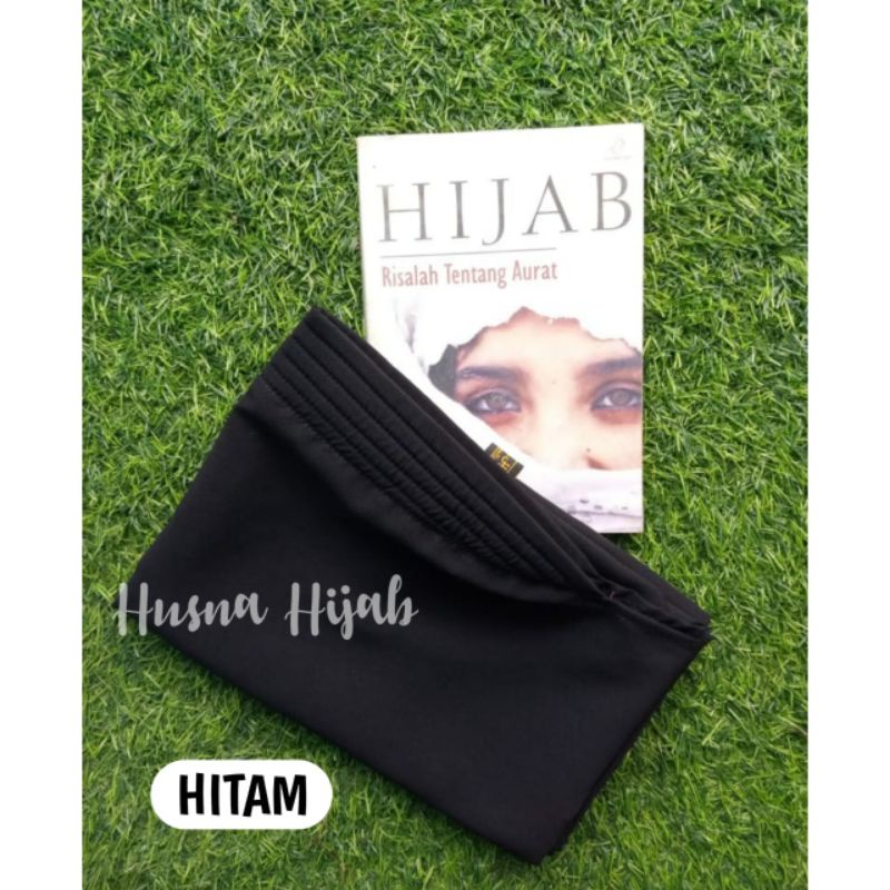 [HUSNA COLLECTION] Khimar Ped Ukuran XL Standar 75cm x 100cm / Kerudung Pet